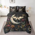 thumbnail image 2 of Erosebridal Ensemble de Literie Boho Papillon Format Simple, Ensemble de Lit Plantes Botaniques, Déco Étoiles Scintillantes, Réversible 7 Pcs 7 Pcs, 2 of 5