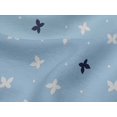 thumbnail image 5 of oneOone Viscose Jersey Baby Blue Fabric Floral & Sewing Material Print Fabric By The Yard 60 Inch Wide, 5 of 5