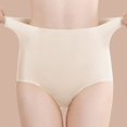 thumbnail image 2 of MeetoTime Seamless High Waisted Underwear Stretchy No Show Briefs Comfortable Full Coverage Panties, 2 of 4