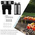 thumbnail image 2 of 2 PCS Stainless Steel Rotisserie Motor Bracket Set Universal Barbecue Motor Support Plates Outdoor Camping BBQ Tools, 2 of 5