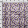 thumbnail image 3 of oneOone Velvet Purple Fabric Floral Sewing Craft Projects Fabric Prints By Yard 58 Inch Wide, 3 of 5