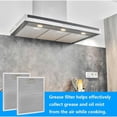 thumbnail image 5 of Aluminum Range Hood Filters with 5-Layer Aluminum Mesh for Easy Installation and Cleaning, Suitable for Most Standard Kitchen Hood Models, Resistant to Rust and Dishwasher Safe, 5 of 5