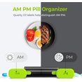 thumbnail image 3 of Sleek Weekly Pill Organizer 2 Times a Day with Double Moisture-Proof Design, Compact AM PM Box 7 Day, Case, Large Container for Medication, Vitamins, Fish Oils, Supplements -, 3 of 4