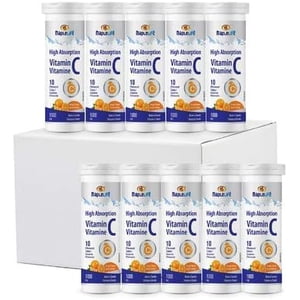 MapleLife Nutrition Supplément pour comprimés effervescents de vitamine C 10 Tubes