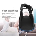 thumbnail image 2 of LOVEVER Breathable Surgical Shoe Cast Shoe Open Toe Non Slip Stable Flat Sole Adjustable Foot Injury Post Op Cast Shoe Foot Injury Cast Shoe, 2 of 8