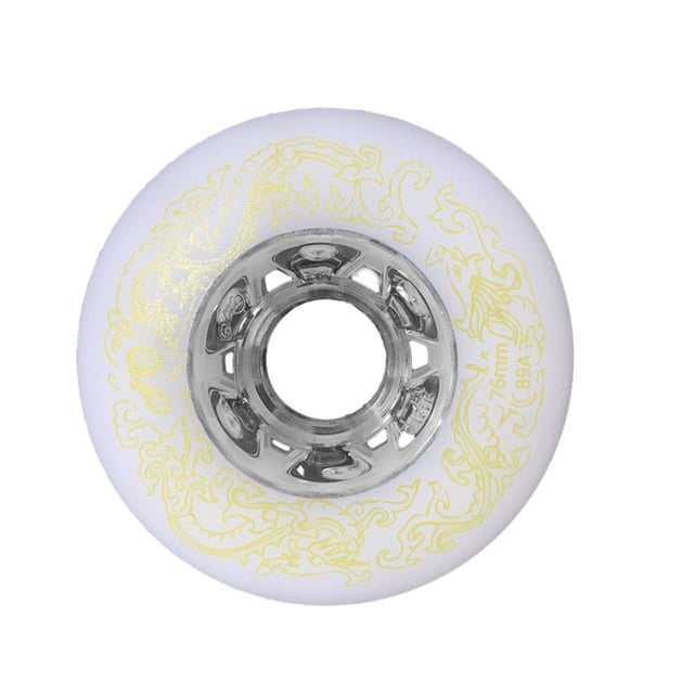 Maytalsory 1/2/3/5 2 Pcs/ensemble Support Élargi et Prise Silencieuse Roues Durables Freestyles Blanc 80mm 1 Pce