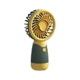 thumbnail image 1 of TopLLC Mini Handheld Fan, Matching Color Design Portable Personal Table Fan, USB Rechargeable Battery Operated Handheld/Desktop Electric Fan Low Noise Strong Airflow Cooling Fan for Office Travel, 1 of 9