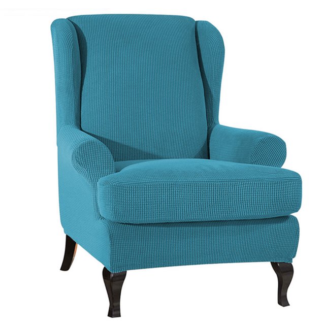 Amdohai Sofa Covers Wing Chair Elastic Fabric Stretch Couch Slipcover Polyester