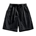 thumbnail image 4 of Birdeem Mens Shorts Mens Summer Casual and Comfortable Drawstring Pocket Elastic Waist Shorts, 4 of 9