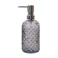 thumbnail image 3 of Glass Soap Dispenser Stylish Leakproof Refillable for Kitchen Home and Hotel Gray, 3 of 9
