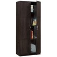 thumbnail image 4 of Pemberly Row Engineered Wood 4-Shelf Storage Cabinet in Cinnamon Cherry, 4 of 9