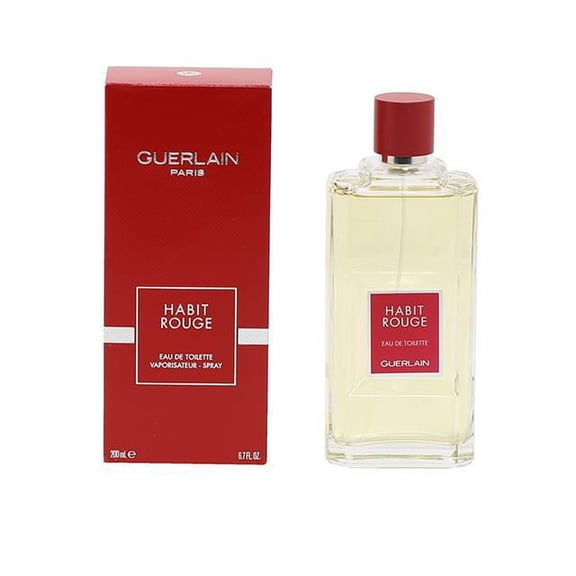 Habit Rouge  by Guerlain Eau De Toilette Vaporisateur Pour Homme 200ml