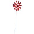 thumbnail image 1 of 28in Wind Sculpture Metal Windmill Wind for Backyard Outdoor Decor Red, 1 of 7