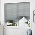 thumbnail image 1 of 36x60 Inch Easy Install Window Blinds for Heat Insulation and Sun Protection Pleated Privacy Shades with Adhesive Strip in Grey, 1 of 6