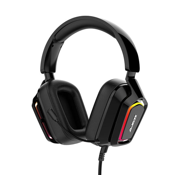 Baohd Ajazz AX368 Headphone with Telescopic Microphone Home Ergonomic Low Delay Headset Computer Over Ear Earphone Gaming Accessories 3.5mm Black