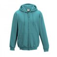 thumbnail image 1 of Awdis Plain Mens Hooded Full Zip Hoodie / Zoodie, 1 of 2