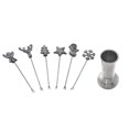 thumbnail image 4 of Christmas Set Of 6 Assorted Cocktail Picks With Holder, 4 of 4