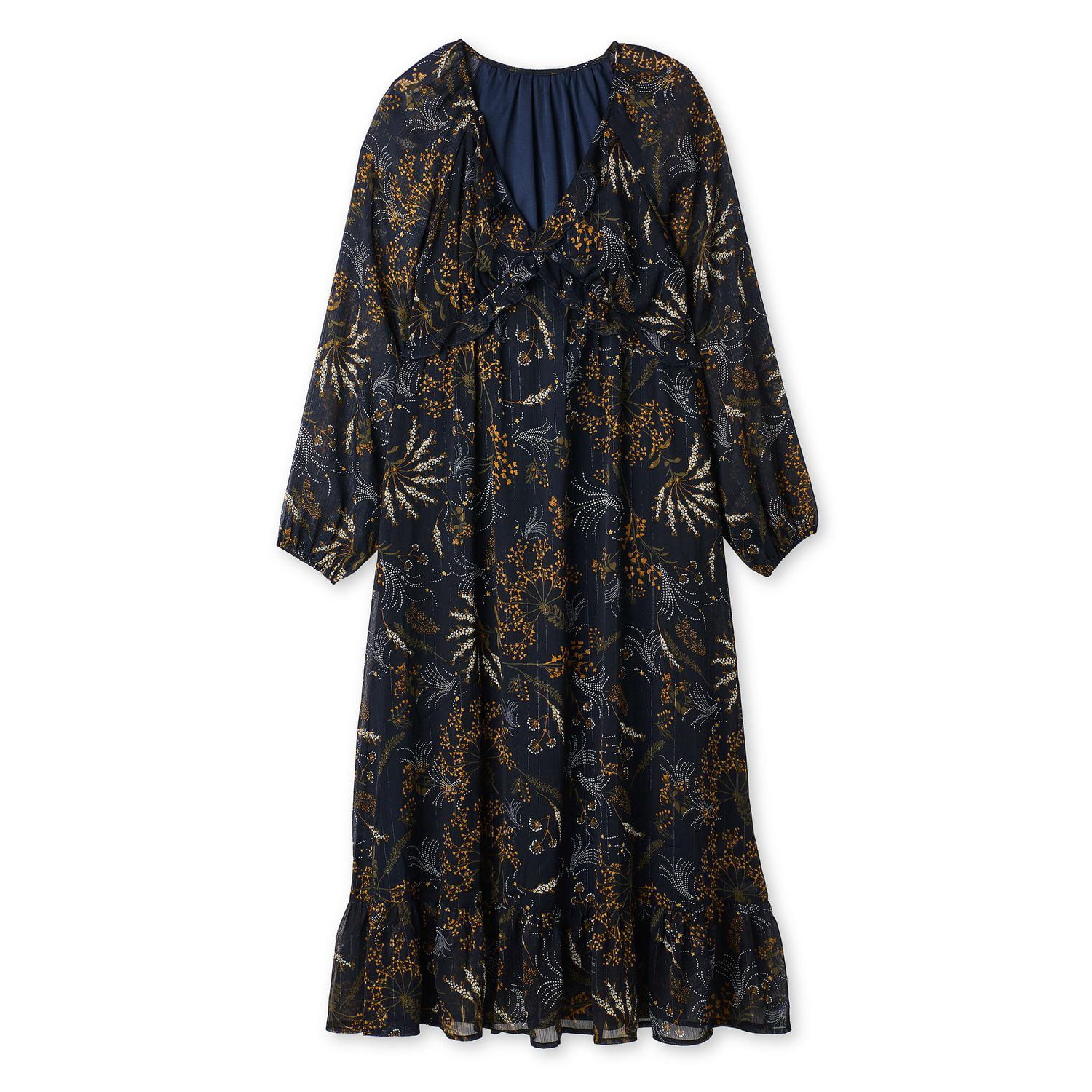 Robe longue à volants George pour femmes