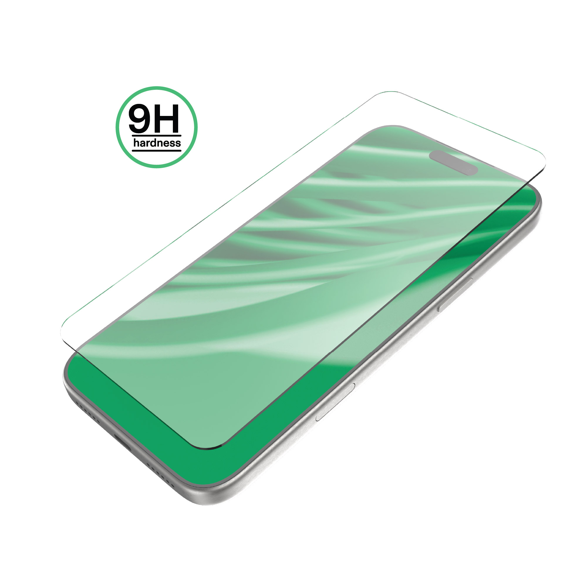 onn MagSafe Compatible Phone Case (Clear) and Glass Screen Protector with Easy Application Tray for iPhone 17