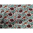 thumbnail image 4 of oneOone Cotton Poplin Fabric Leaves & Floral Block Decor Fabric Printed BTY 42 Inch Wide, 4 of 4
