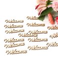 thumbnail image 3 of Mistaha "Wooden Welcome Sign Decor Set for Festive Scenes - 15 Pieces, Vintage Design, Lightweight & Portable, Perfect for Wedding Decor", 3 of 6