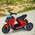 thumbnail image 3 of Gymax Kids Ride on Motorcycle 6V Battery Powered 3 Wheel Motorbike w/ Music Horn Red, 3 of 10
