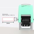 thumbnail image 3 of English Date Stamp Clear Quick Drying Adjustable Date Stamp for Study Work Life, 3 of 7