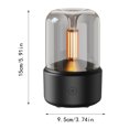 thumbnail image 3 of Binwennn Oil Diffuser Aromatherapy Diffuser With Auto Shut Off Function Diffusers For Oils Cool Mist Humidifier With Warm Lights For Home& Humidifiers for Bedroom Warm Mist with Hygrometer Humidifiers, 3 of 4