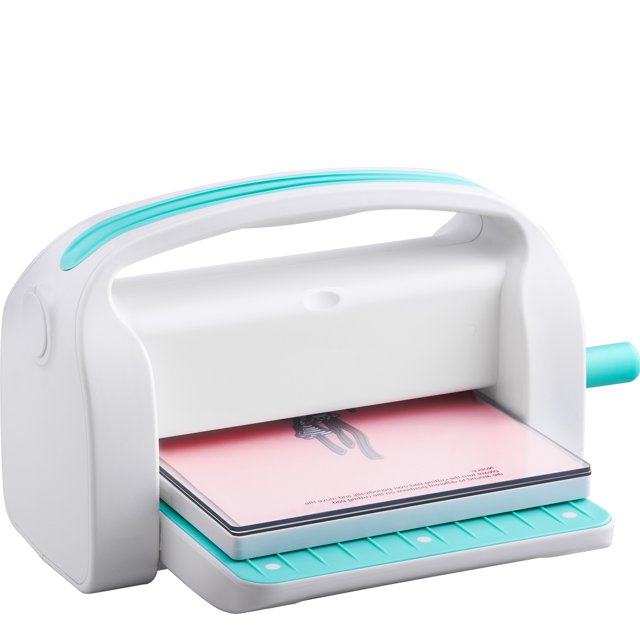 KFFKFF Hand-Operated Die Cutting & Embossing Device, Compact Cut Apparatus, 9 inch Entry Crafting Machine with Comprehensive Kit, Ideal for Artistic Endeavors,Scrapbooking, Card Creation and Crafting