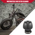 thumbnail image 3 of Unique Bargains Motorcycle Air Cleaner Filter / Intake Air Cleaner Filter for Motorcycle / Durable Carbon Fiber Pattern Rubber 28-48mm Straight / 1 Pcs Black, 3 of 7