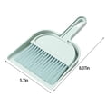 thumbnail image 3 of CQCYD under $5 Dust Pan, Mini Dustpan and Brush Set, Small Broom and Dustpan Set, Small Hand Broom and Dust Pan Set for Desk, Table, Home, Kitchen Necessities, 3 of 6