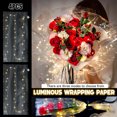 thumbnail image 1 of TIMIFIS Paste Stickers LED Bouquet Wrapping Paper Wholesale Luminous Flower Wrapping Paper Home Decor, 1 of 8