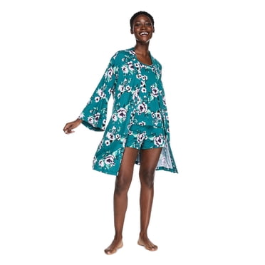 Ensemble de nuit 3 pièces avec robe de chambre George pour femmes