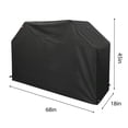 thumbnail image 4 of Expert Grill 68” Deluxe Heavy-Duty Cover, Durable Black Rip Stop Oxford., 4 of 9