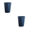 thumbnail image 4 of ZheElen PP Office And Home Waste Bin - 6L Capacity Easy Access Kitchen Large Capacity Kitchen Bedroom Dark Blue L 2Set, 4 of 6