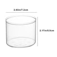 thumbnail image 2 of YATLTE Disposable Plastic Cups with Dome Lids, Round Plastic Pudding Cups Parfait Cups Clear Dessert Shooter Cups for Appetizer, Mousse, Fruit, Yogurt, Cocktail, 2 of 7