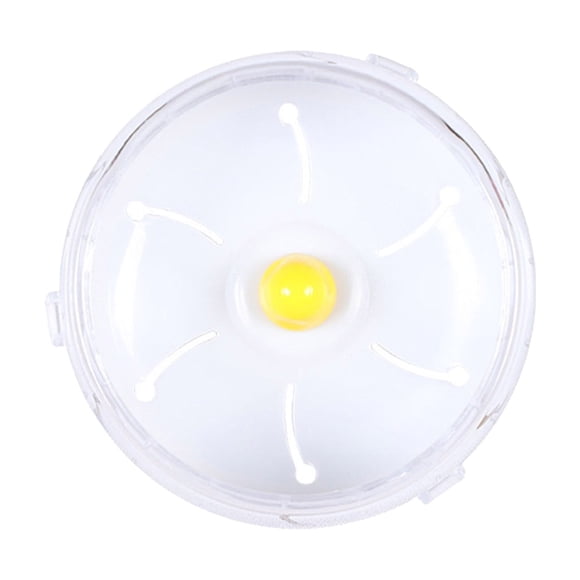 Roue Silencieuse de Course pour Hamsters Écureuils Disque d'Exercice Jouet Cage Accessoires pour Petits Animaux, 12 cm, Transparent