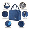 thumbnail image 4 of Sac à Lunch, Sac à Lunch Isolé Sac Fourre-Tout Réutilisable Boîte à Lunch, Convient aux Garçons, aux Filles et aux Enfants, Équipé d'Un Sac de Rangement pour Couverts, Sac Isotherme, Idée, 4 of 4