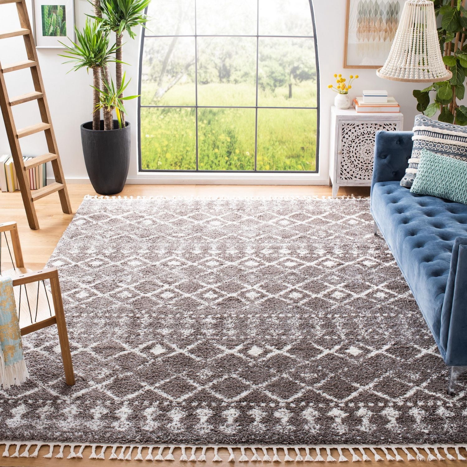 Safavieh Berber Fringe Robynne Aztec Shag Area Rug