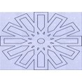 thumbnail image 1 of Ahgly Tapis Rectangulaire Lavable en Machine Intérieur Lavande Bleu, 5 Pieds x 8 Pieds, 1 of 7
