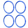 thumbnail image 4 of AC Knob Rings, 4Pcs/Set Original Mold Air Conditioner Vent Cover Trim  for Car Interior Styling Replacement for  Camaro 2016-2019 Red,Blue, 4 of 7