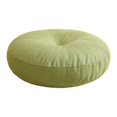thumbnail image 3 of jinwen Coussin de Méditation 40x13 cm Coussin de Sol Rond pour Salon Chambre Prière Vert, 3 of 9