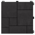 thumbnail image 1 of Tierra Verde 12x12 Classic 1/2" Mosaic Deck Tiles Slate, 24-pack, 1 of 1