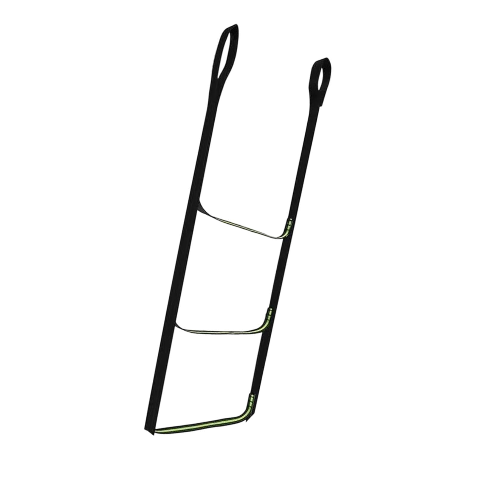 jinwen Climbing Aider, Rope Aid, Tree Climbing Gear, Portable Lightweight Sturdy Nylon Thickened Easy to Use Rope Ladder, Step Aider 3 Steps