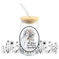 thumbnail image 1 of 3D UV DTF Transfer Cup Wrap Transfer Sticker For 16 Hot Oz Glass Coffee S6D4, 1 of 7