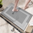 thumbnail image 3 of Product Category Carpet - Bath Mat with Non- Rubber Backing Highly Absorbent Diatomaceous Earth Bath Rug for Bathroom Flooring Suitable for Under Doors Universal Fit, 3 of 6