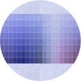 thumbnail image 1 of Ahgly Company Tapis d'Intérieur Lavables en Machine pour la Zone de Pervenche Violette, 3' Carré, 1 of 7