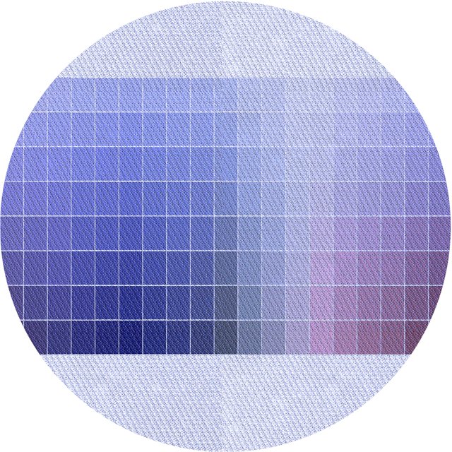 Ahgly Company Tapis d'Intérieur Lavables en Machine pour la Zone de Pervenche Violette, 3' Carré
