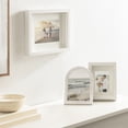 thumbnail image 3 of DesignOvation Maynor Arch 5x7 White Picture Frame, 3 of 10