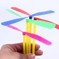 thumbnail image 4 of HEVIRGO 100 Pcs Jouet pour Enfants Forme de Libellule Hélice Volante à Pousser, 4 of 9